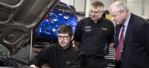 Car repair firms apprenticeship scheme hits the road 
