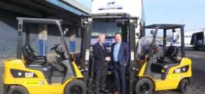 Fork lift truck specialist purrs with success after reaching new milestone